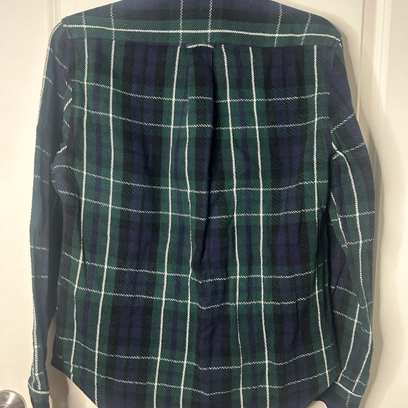 Vintage Gitman Bros Green Plaid Button Down Size 8 Made in USA - Picture 5 of 5